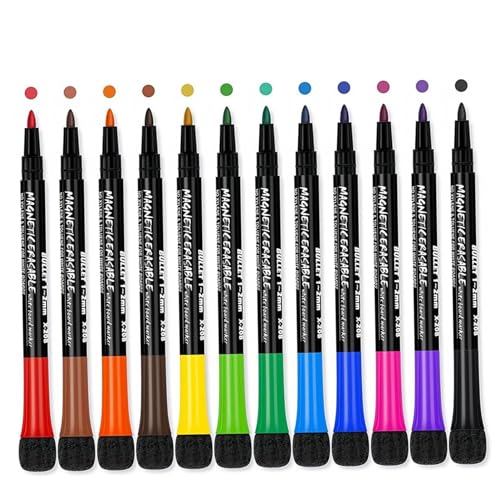 Iewroyt 1Set Trockenerase -Marker Kugeln Tipp 12 Zählen Sie Bunte Trockenerase -Marker feiner Tipp 4, 9 x 0, 6 x 0, 5 Zoll Whiteboard für Schullehrer und Bürovorräte Iewroyt 1Set Trockenerase -Marker Kugeln Tipp 12 Zählen Sie Bunte Trockenerase -Marker feiner Tipp 4, 9 x 0, 6 x 0, 5 Zoll Whiteboard für Schullehrer und Bürovorräte von Iewroyt