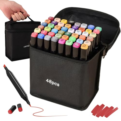 Iewroyt 48pcs Graffiti-Marker Set Dual Tipp Iewroyt 48pcs Graffiti-Marker Set Dual Tipp von Iewroyt