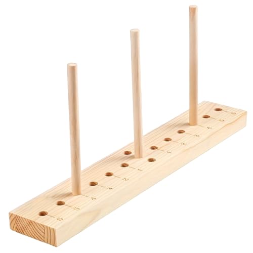 Iewroyt Bogenhersteller, 12 x 2 Holzbogenwerkzeug mit 3 Stick, leichtes Hersteller -Werkzeug für Band, tragbare Hersteller für Handwerk, zum Erstellen von Kränzen, Geschenkbögen, Haarbögen von Iewroyt