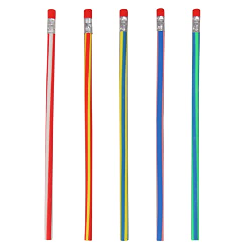 Iewroyt Flexible Stifte weiche Biedestifte mit Radiergummi für Schüler Kinder kreative stationäre Versorgung 50 PCs Iewroyt Flexible Stifte weiche Biedestifte mit Radiergummi für Schüler Kinder kreative stationäre Versorgung 50 PCs von Iewroyt