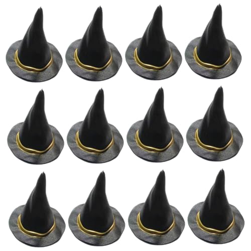 Iewroyt Hexenhut -Kuchen -Top, 12 pcs Plastik Mini Witch Hut, 3x2, 8 Zoll Cupcake Topper, für DIY Crafts Flaschen -Topper Partyzubehör Iewroyt Hexenhut -Kuchen -Top, 12 pcs Plastik Mini Witch Hut, 3x2, 8 Zoll Cupcake Topper, für DIY Crafts Flaschen -Topper Partyzubehör von Iewroyt