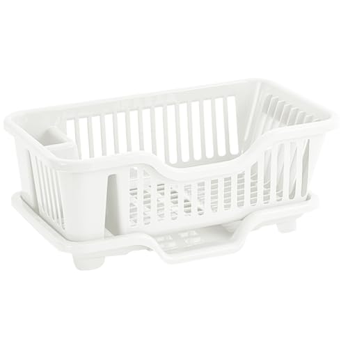 Iewroyt Schüssel Abfluss hohl belüfteter Schale Trocknungsregal Multi -Fach -PP -Rack mit abnehmbarem Tropfschale 17.5x10.7x7.1in Abflusser für Küchentheke, Weiß Iewroyt Schüssel Abfluss hohl belüfteter Schale Trocknungsregal Multi -Fach -PP -Rack mit abnehmbarem Tropfschale 17.5x10.7x7.1in Abflusser für Küchentheke, Weiß von Iewroyt