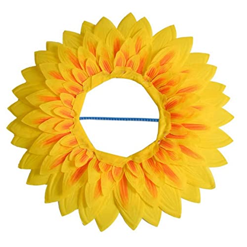 Iewroyt Sonnenblumenkopfbedeckung, lustige Performance Requisiten Huthaube für Tanzparty Festival Games Kinder Teenager Iewroyt Sonnenblumenkopfbedeckung, lustige Performance Requisiten Huthaube für Tanzparty Festival Games Kinder Teenager von Iewroyt