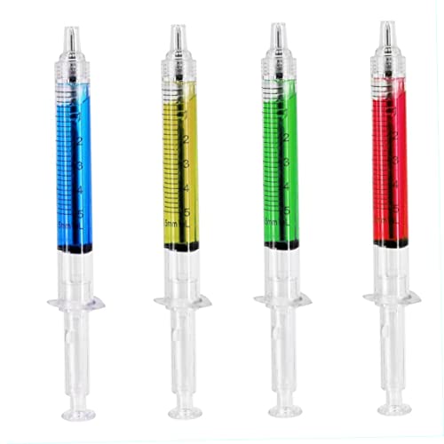 Iewroyt Spritze Kugelschreiber 4 Farbe Tinte Blue Bulk Neuheit Blood Fun Geschenk Neuheit Blutspritzen Kugelschreiber -Stift -Injektionstifte für Krankenschwesterkostüme - 4 Farbe Iewroyt Spritze Kugelschreiber 4 Farbe Tinte Blue Bulk Neuheit Blood Fun Geschenk Neuheit Blutspritzen Kugelschreiber -Stift -Injektionstifte für Krankenschwesterkostüme - 4 Farbe von Iewroyt