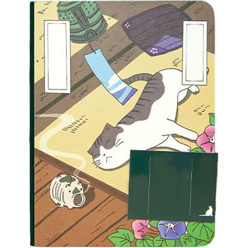 Japanisches Briefpapiernotiok, 5x7x1 ​​'' 224 Seitenversetztpapier Japanisches Notizbuch mit leerer, Punktmatrix, kleiner Platz und Kraft -Seite, Komposition für Schüler von Iewroyt
