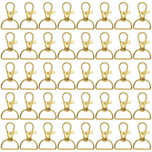 Swivel -Schnapphaken 40pcs Sturdige Schwenkverschlusshaken in der Breite 20mm Schlüsselkette Zink -Legierungsschlüsselketten -Clip Gold D Ring Clips für Lanyard -Geldbörsen -Hardware DIY Craft, Schl Swivel -Schnapphaken 40pcs Sturdige Schwenkverschlusshaken in der Breite 20mm Schlüsselkette Zink -Legierungsschlüsselketten -Clip Gold D Ring Clips für Lanyard -Geldbörsen -Hardware DIY Craft, Schl von Iewroyt
