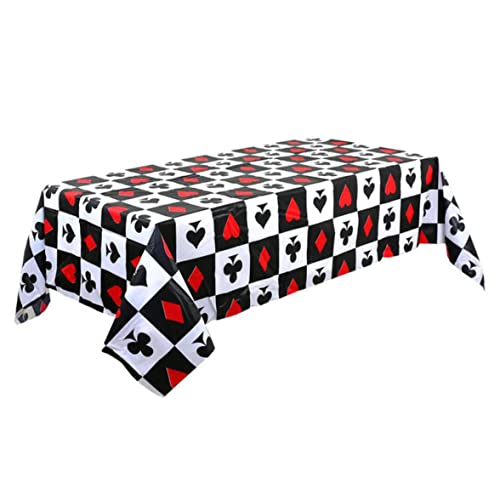 Tischabdeckung Kunststoff Tischdecke Casino Party Dekorationen für Karte Tischabdeckung Kunststoff Tischdecke Casino Party Dekorationen für Karte von Iewroyt