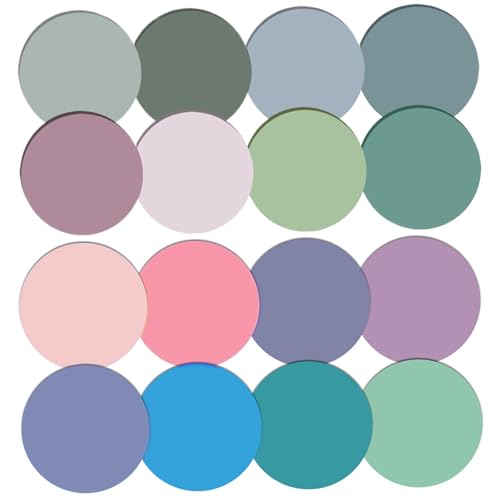 Transparente Sticky Notes 400pcs 8 verschiedene Farben selbstklebend durchscheinende Sticky Notes wasserdichte Runde für Bücher Hersteller, Schulbüro-Supplies Style11 Transparente Sticky Notes 400pcs 8 verschiedene Farben selbstklebend durchscheinende Sticky Notes wasserdichte Runde für Bücher Hersteller, Schulbüro-Supplies Style11 von Iewroyt