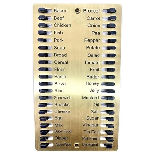 Wiederverwendbare Einkaufsliste Metall -Lebensmittellistenliste mit klaren Skalierungen und Rutschen -Reminder -Boards, damit Sie einkaufen können Wiederverwendbare Einkaufsliste Metall -Lebensmittellistenliste mit klaren Skalierungen und Rutschen -Reminder -Boards, damit Sie einkaufen können von Iewroyt