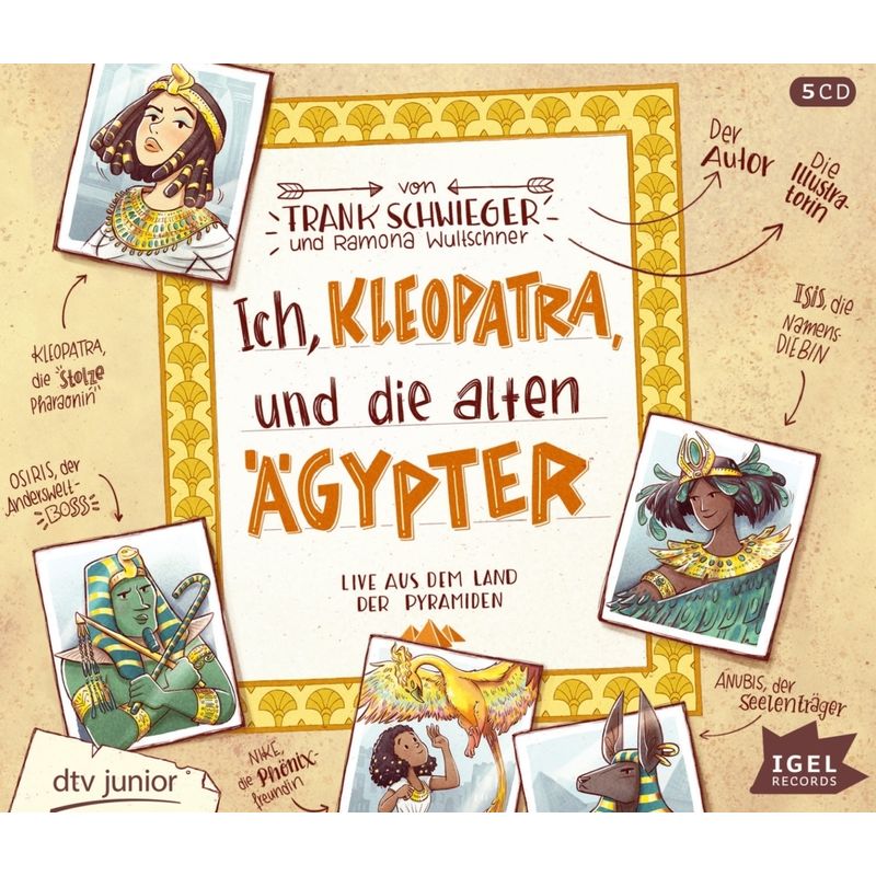 Ich, Kleopatra, Und Die Alten Ägypter,6 Audio-Cd - Frank Schwieger (Hörbuch) von Igel-Records