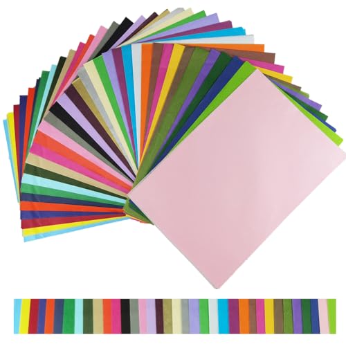 360 Blatt Seidenpapier, Transparentpapier A4 in 36 Farben Tissue Paper Seidenpapier Bunt Bastelpapier Kinder zum Verpacken Ostern DIY von IheDovb