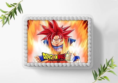 Für den Geburtstag ein Tortenbild, Rechteckig A4, Zuckerbild mit dem Motiv: Dragonball, Essbares Foto für Torten,Tortenaufleger - 0883z Für den Geburtstag ein Tortenbild, Rechteckig A4, Zuckerbild mit dem Motiv: Dragonball, Essbares Foto für Torten,Tortenaufleger - 0883z von Ihr Onlineshop Digital-on 24