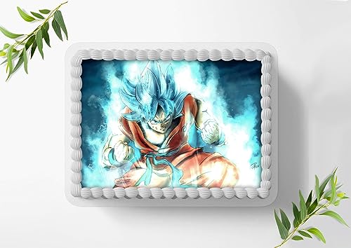 Für den Geburtstag ein Tortenbild, Rechteckig A4, Zuckerbild mit dem Motiv: Dragonball, Essbares Foto für Torten,Tortenaufleger - 0893z Für den Geburtstag ein Tortenbild, Rechteckig A4, Zuckerbild mit dem Motiv: Dragonball, Essbares Foto für Torten,Tortenaufleger - 0893z von Ihr Onlineshop Digital-on 24