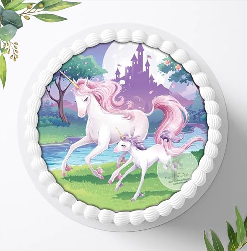 Für den Geburtstag ein Tortenbild, Zuckerbild mit dem Motiv: Einhorn, Essbares Foto für Torten, Tortenaufleger Ø 20cm, 7000aa Für den Geburtstag ein Tortenbild, Zuckerbild mit dem Motiv: Einhorn, Essbares Foto für Torten, Tortenaufleger Ø 20cm, 7000aa von Ihr Onlineshop Digital-on 24