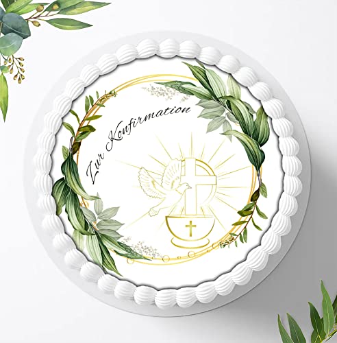 Für die Geburtstags Torte, Zuckerbild, Zur Konfirmation Tortenbild, Essbares Foto für Torten, Fondant, Tortenaufleger Ø 20cm, 1250z Für die Geburtstags Torte, Zuckerbild, Zur Konfirmation Tortenbild, Essbares Foto für Torten, Fondant, Tortenaufleger Ø 20cm, 1250z von Ihr Onlineshop Digital-on 24