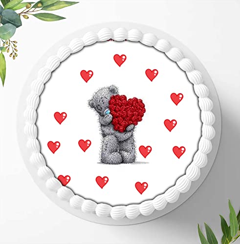 Für die Geburtstags Torte, Zuckerbild kompatibel mit: Teddybär Tortenbild, Essbares Foto für Torten, Fondant, Tortenaufleger Ø 20cm, 0338z Für die Geburtstags Torte, Zuckerbild kompatibel mit: Teddybär Tortenbild, Essbares Foto für Torten, Fondant, Tortenaufleger Ø 20cm, 0338z von Ihr Onlineshop Digital-on 24