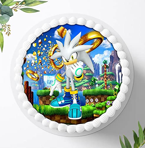 Für die Geburtstags Torte, Zuckerbild kompatibel mit: SONIC Tortenbild, Essbares Foto für Torten, Fondant, Tortenaufleger Ø 20cm, 0876z Für die Geburtstags Torte, Zuckerbild kompatibel mit: SONIC Tortenbild, Essbares Foto für Torten, Fondant, Tortenaufleger Ø 20cm, 0876z von Ihr Onlineshop Digital-on 24
