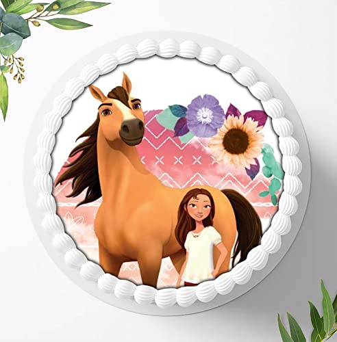 Für die Geburtstags Torte, Zuckerbild kompatibel mit: Spirit Tortenbild, Essbares Foto für Torten, Fondant, Tortenaufleger Ø 20cm, 0921z Für die Geburtstags Torte, Zuckerbild kompatibel mit: Spirit Tortenbild, Essbares Foto für Torten, Fondant, Tortenaufleger Ø 20cm, 0921z von Ihr Onlineshop Digital-on 24