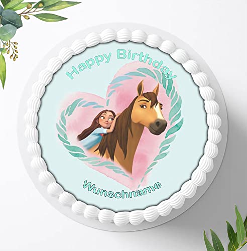 Für die Geburtstags Torte, Zuckerbild kompatibel mit: Spirit Tortenbild Personalisiert, Essbares Foto für Torten, Fondant, Tortenaufleger Ø 20cm, 0934z Für die Geburtstags Torte, Zuckerbild kompatibel mit: Spirit Tortenbild Personalisiert, Essbares Foto für Torten, Fondant, Tortenaufleger Ø 20cm, 0934z von Ihr Onlineshop Digital-on 24