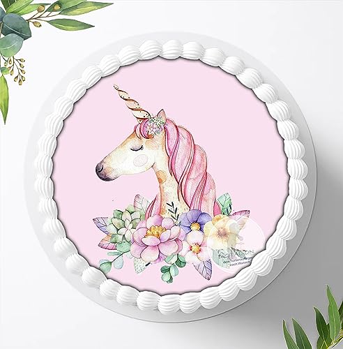 Für die Geburtstags Torte,Einhorn, Essbares Foto für Torten, Geburtstagskuchen Deko aus Fondant, Tortenaufleger Ø 20cm, 0263z Für die Geburtstags Torte,Einhorn, Essbares Foto für Torten, Geburtstagskuchen Deko aus Fondant, Tortenaufleger Ø 20cm, 0263z von Ihr Onlineshop Digital-on 24