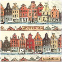 Serviette "Amsterdam" - 20 Stück von Multi