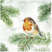 Serviette "Charming Robin" von Ihr