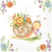 Serviette "Flower Hanni" von Ihr