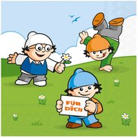 Serviette "Mainzelmännchen" von Ihr