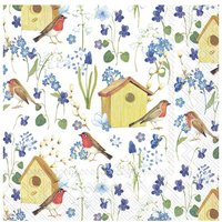 Serviette "Vogelhäuser" - 20 Stück von Ihr