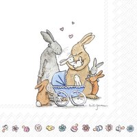 Serviette "Welcome Baby" von Ihr