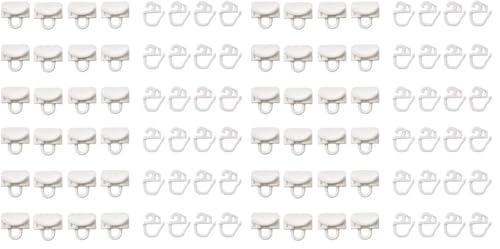 Ikea 702.607.68 Gardinengleiter und Haken, Kunststoff, weiß, 1 x 24er-Set (Packung mit 2) von Ikea