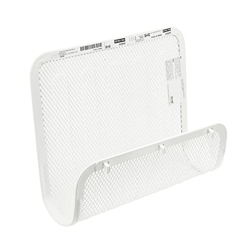 Ikea SKADIS 905.198.80 Magazinhalter aus Netzstoff, passend für SKADIS Stecktafel, Weiß, 24 x 18 x 10 cm von Ikea