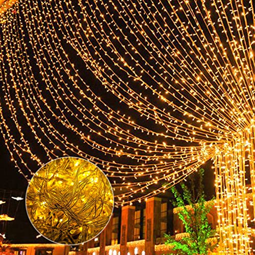 Ikodm LED Lichterkette Außen 30m, 300LED Lichterkette Außen mit Speicherfunktion & 8 Modi Wasserdicht Warmweiß Lichterkette für Außen & Innen Party Hochzeit Ikodm LED Lichterkette Außen 30m, 300LED Lichterkette Außen mit Speicherfunktion & 8 Modi Wasserdicht Warmweiß Lichterkette für Außen & Innen Party Hochzeit von Ikodm