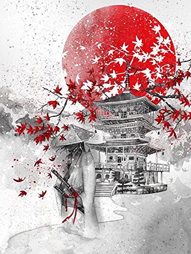 Ikogto Malen Nach Zahlen für Erwachsene__Japanischer Samurai__DIY Handgemalt Ölgemälde Set Kinder Anfänger Kit Auf__für Wandkunst Home Haus Deko__40x50cm__ Rahmenlos Ikogto Malen Nach Zahlen für Erwachsene__Japanischer Samurai__DIY Handgemalt Ölgemälde Set Kinder Anfänger Kit Auf__für Wandkunst Home Haus Deko__40x50cm__ Rahmenlos von Ikogto