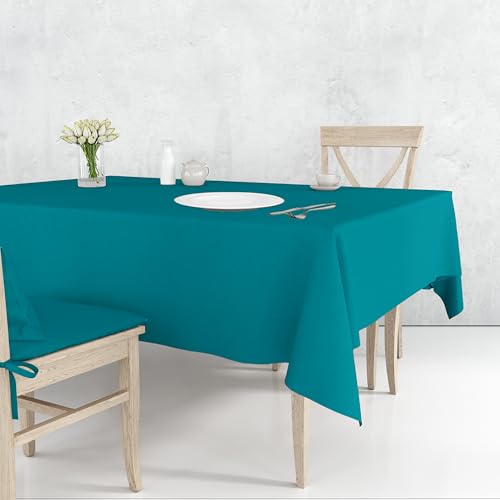 Il Tuo Artigiano Design Tischdecke für 4 bis 18 Plätze, maschinenwaschbar, quadratische Tischdecke und rechteckige Tischdecke für 6 Plätze, 12 Plätze – Made in Italy (Petrol, 12 Plätze – 140 x 240 cm) Il Tuo Artigiano Design Tischdecke für 4 bis 18 Plätze, maschinenwaschbar, quadratische Tischdecke und rechteckige Tischdecke für 6 Plätze, 12 Plätze – Made in Italy (Petrol, 12 Plätze – 140 x 240 cm) von Il Tuo Artigiano Design