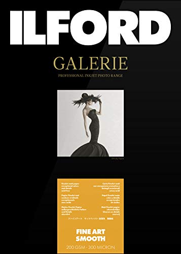 ILFORD GALERIE FineArt Smooth 200gsm A4 - 210mm x 297mm 25 Blatt von Ilford