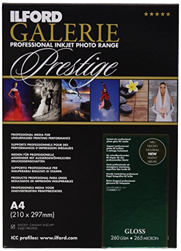 ILFORD GALERIE Gloss 260gsm A4 - 210mm x 297mm 25 Blatt ILFORD GALERIE Gloss 260gsm A4 - 210mm x 297mm 25 Blatt von Ilford