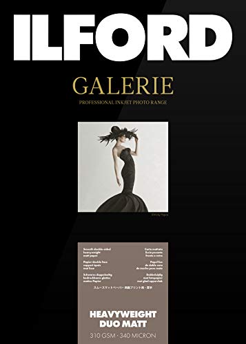 ILFORD GALERIE Heavyweight Duo Matt 310gsm A4-210mm x 297mm 50 Blatt ILFORD GALERIE Heavyweight Duo Matt 310gsm A4-210mm x 297mm 50 Blatt von Ilford