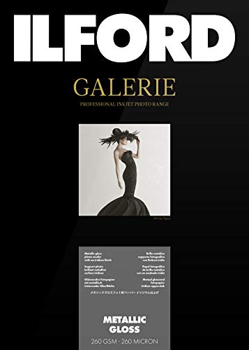 ILFORD GALERIE Metallic Gloss 260gsm A2 - 420mm x 594mm 25 Blatt von Ilford