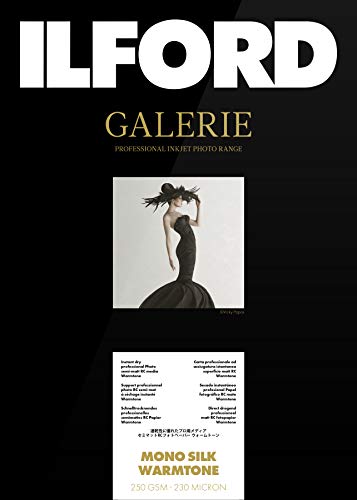 ILFORD GALERIE Mono Silk Warmtone 250gsm A3+ - 329mm x 483mm 25 Blatt von Ilford
