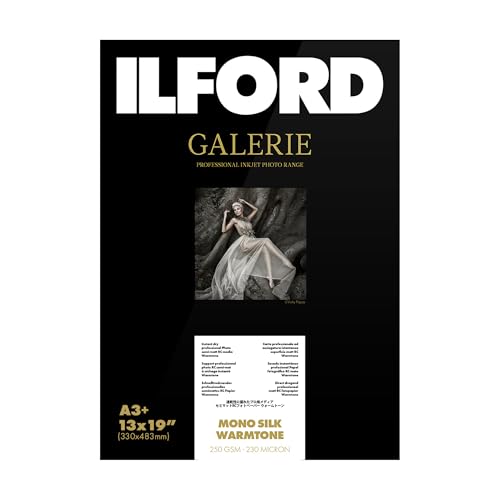 ILFORD GALERIE Mono Silk Warmtone 250gsm A3+ - 329mm x 483mm 25 Blatt von Ilford