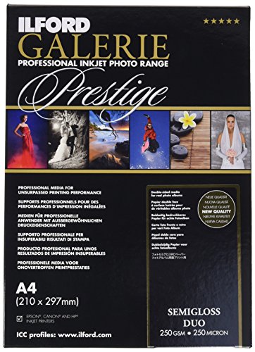 ILFORD GALERIE Semigloss Duo 250gsm A4-210mm x 297mm 25 Blatt ILFORD GALERIE Semigloss Duo 250gsm A4-210mm x 297mm 25 Blatt von Ilford