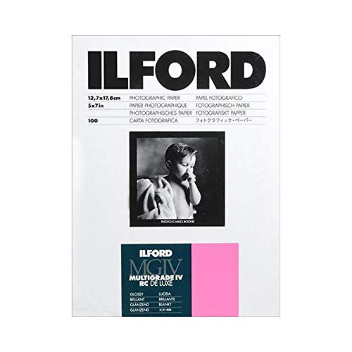 Ilford 83D504C31 Fotopapier 12,7 x 17,8 cm, 100 Blatt von Ilford