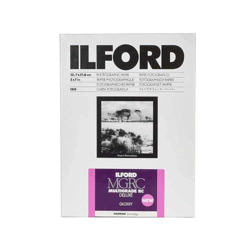 MGRC Luxus-Fotopapier, glänzend, 20,3 x 25,4 cm, 25 Blatt von Ilford