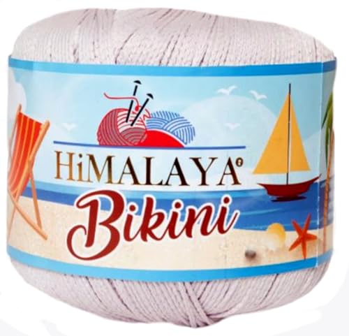 Bikini - Garn 10 x 50 gramm Paket nicht fusselndes, wasserabweisendes Polyamidgarn für die Herstellung von Bikinis, Badeanzügen, Blusen, 100% Polyamid (80621) von Ilkadim Export