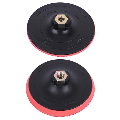 2 x Schleifscheiben-Trägerpads, 125 mm, Schleifpapier, Klebeplatte, Schleifscheiben für Power-Schleifer, Polierer, Schleifen, Holzbearbeitung, Polierwerkzeug 2 x Schleifscheiben-Trägerpads, 125 mm, Schleifpapier, Klebeplatte, Schleifscheiben für Power-Schleifer, Polierer, Schleifen, Holzbearbeitung, Polierwerkzeug von Illkjasfc