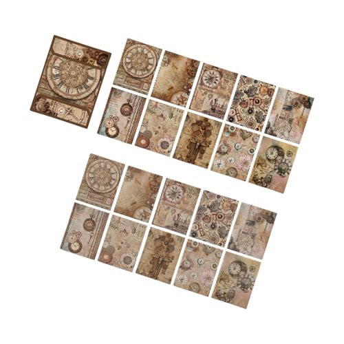 20 Blatt ästhetisches dekoratives Papier für Scrapbook, Tagebuch, Planer, Fotoalbum, Handyhülle, Scrapbooking, Dekoration, Versorgung, Journaling-Papierbögen 20 Blatt ästhetisches dekoratives Papier für Scrapbook, Tagebuch, Planer, Fotoalbum, Handyhülle, Scrapbooking, Dekoration, Versorgung, Journaling-Papierbögen von Illkjasfc