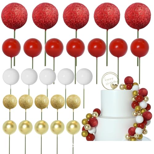 50-teiliges Kuchenaufsatz-Set mit Ballonstilen, Partyzubehör, elegante Kuchendekoration, Schaumstoff-Textur für kreative Feiertags-Desserts 50-teiliges Kuchenaufsatz-Set mit Ballonstilen, Partyzubehör, elegante Kuchendekoration, Schaumstoff-Textur für kreative Feiertags-Desserts von Illkjasfc