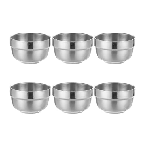 6er Set Stilvolle 304 Edelstahl Trinkbecher 80ml - Metallbecher geeignet für Partys und den täglichen Gebrauch 6er Set Stilvolle 304 Edelstahl Trinkbecher 80ml - Metallbecher geeignet für Partys und den täglichen Gebrauch von Illkjasfc