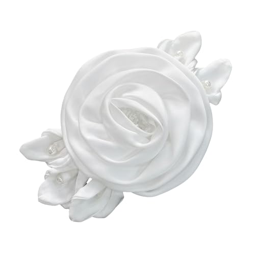 Elegante 3D-Rosenblüte für handgefertigte Brosche, Kleider, Schals, zum Aufnähen auf Applikationen Elegante 3D-Rosenblüte für handgefertigte Brosche, Kleider, Schals, zum Aufnähen auf Applikationen von Illkjasfc